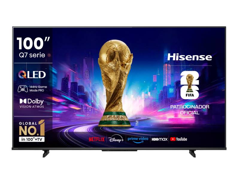 HISENSE – TELEVISOR 100 QLED 4K GOOGLE  – 100Q7QG