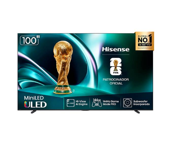 HISENSE  – TELEVISOR 100 4K ULED GOOGLE TV – 100U7QG