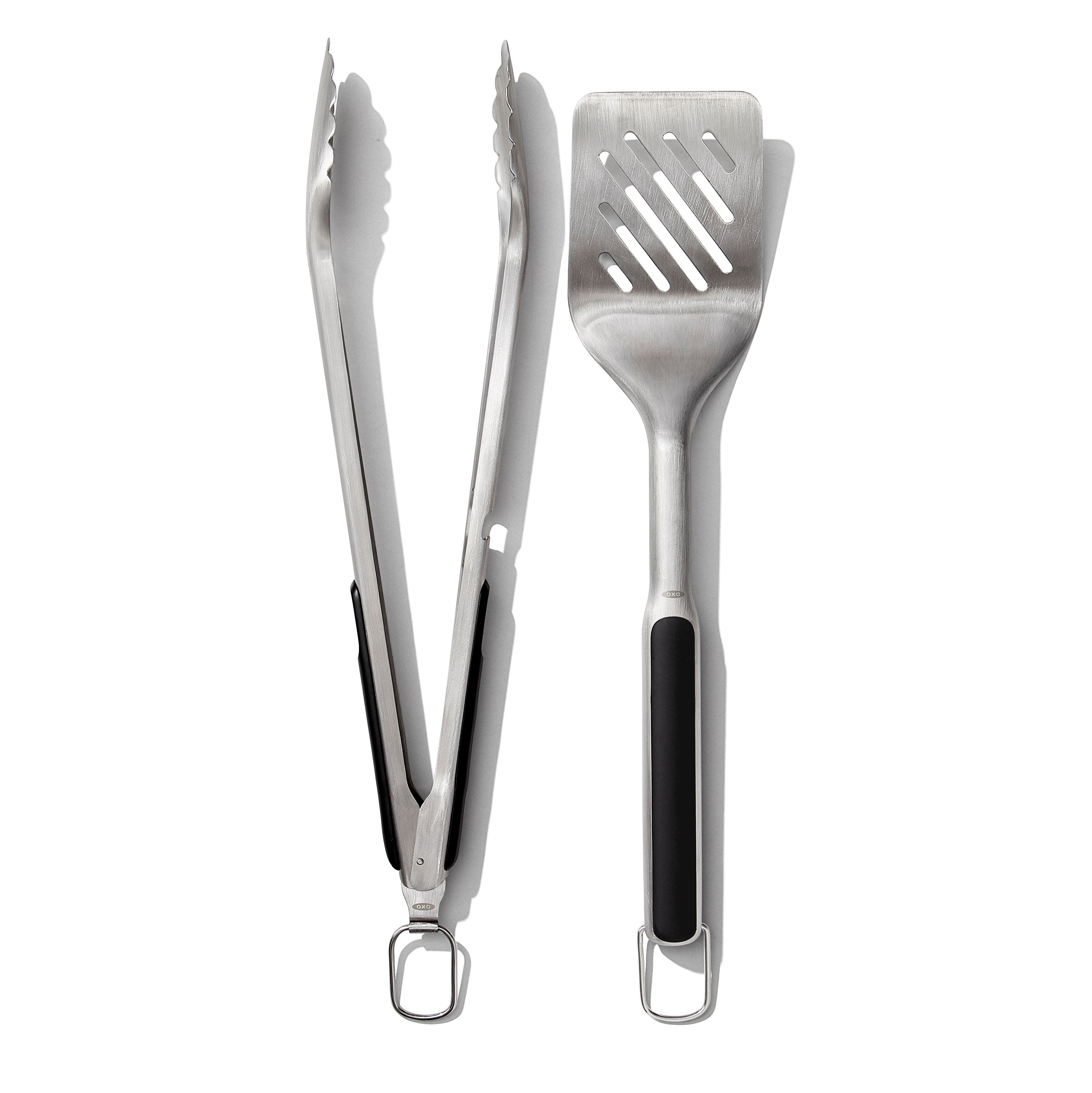 OXO – SET BBQ ESPATULA/PINZAS ACERO INOX. OXO – 11320200