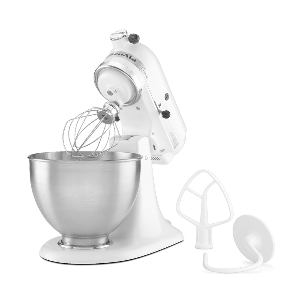 KitchenAid キッチンエイド Classic ホワイト K45SSWH KitchenAid - Batidora de Pie Classic™ 4.5Qts - K45SSWH