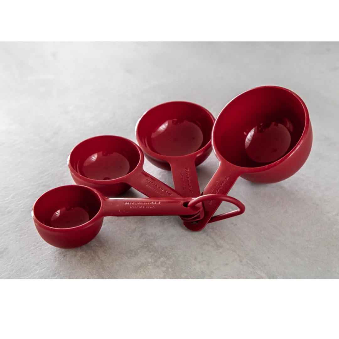 Set Misurini KitchenAid 4 Pezzi - Bicchieri Dosatori Incastrabili, Rosso Imperiale - Foto 3