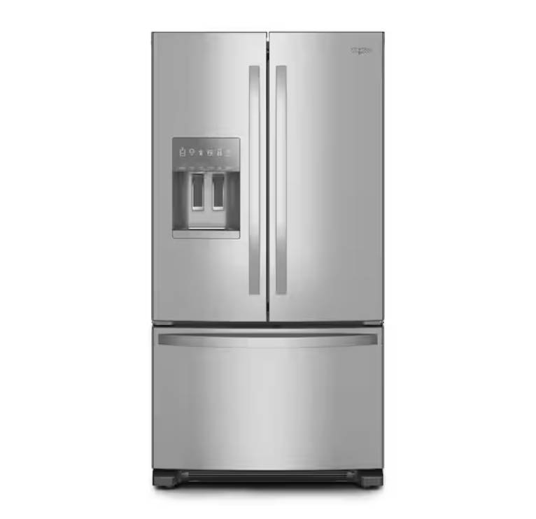 WHIRLPOOL – REFRIGERADORA FD 25cu INOX WHIRLPOOL 1A – WRFF3436RZ