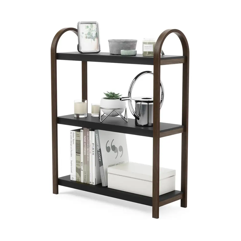 UMBRA – ESTANTE MADERA 3 NIVELES NEGRO UMBRA – 1016838048