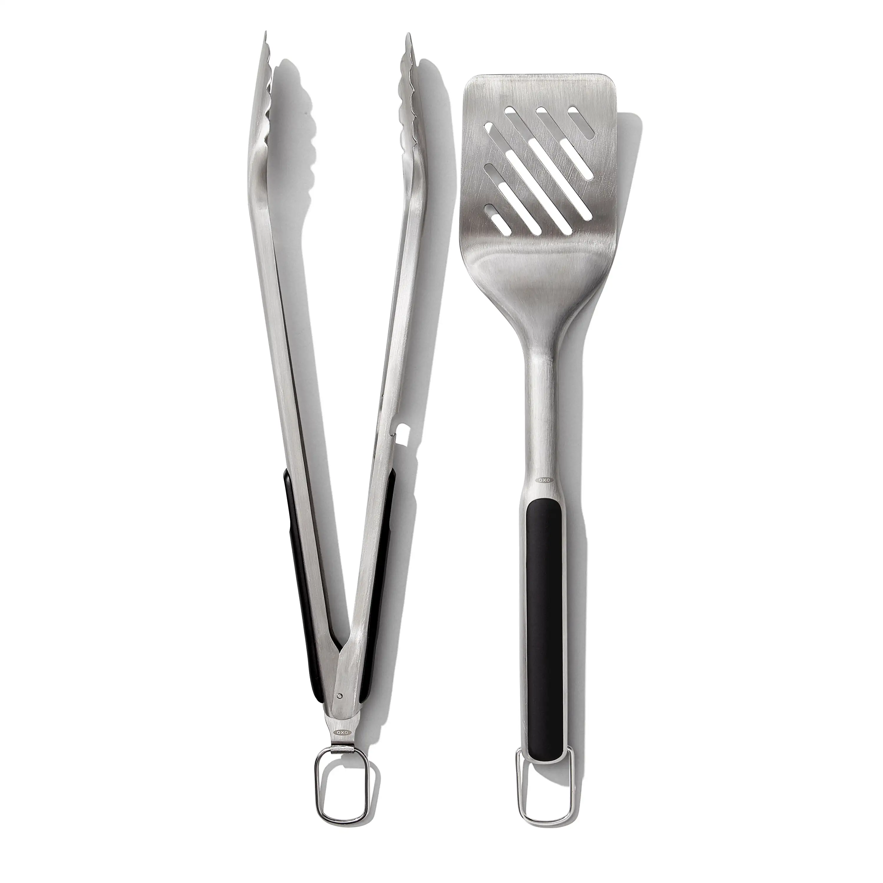 OXO – SET BBQ ESPATULA/PINZAS ACERO INOX. OXO – 11320200