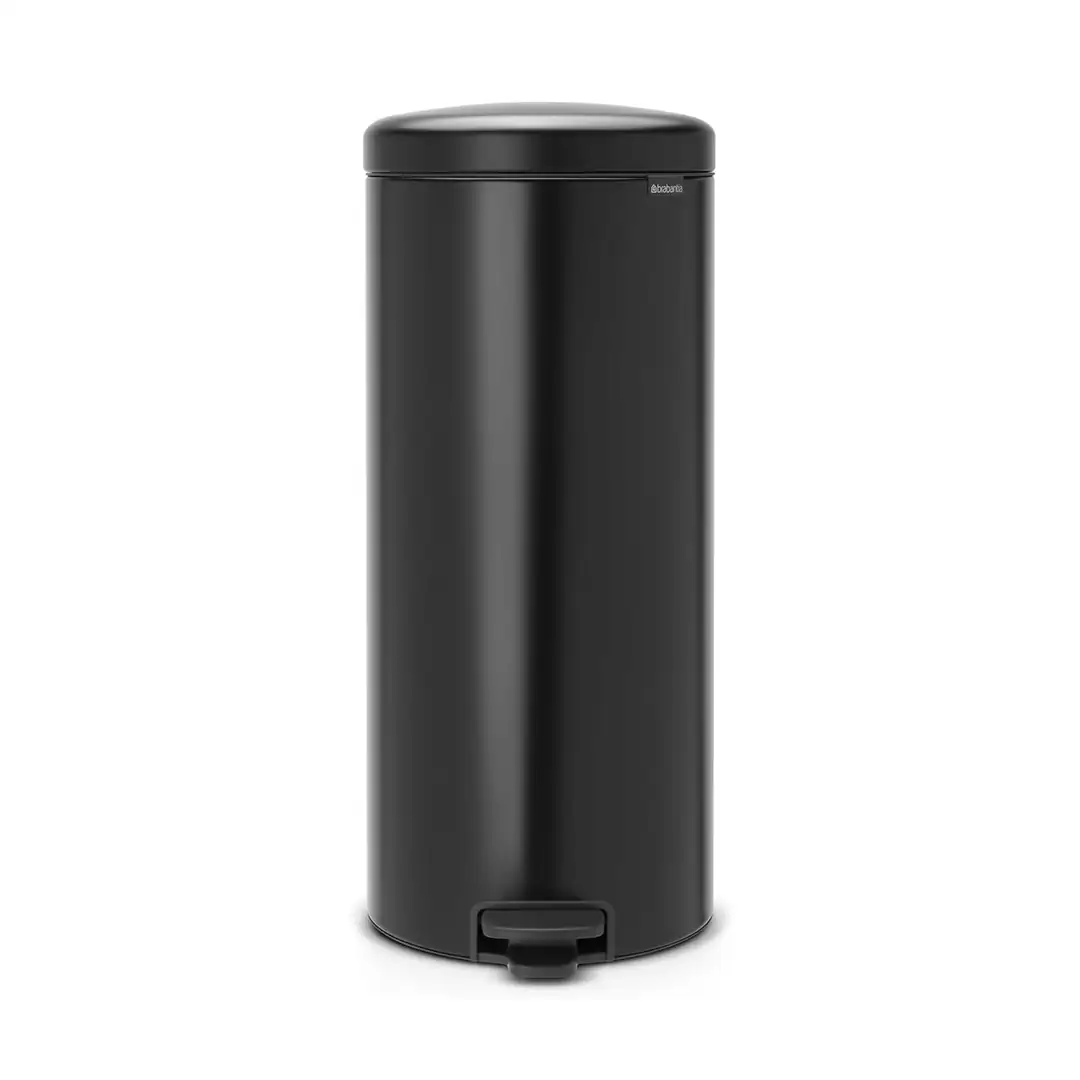 BRABANTIA – BASURERO PLASTICO 30L PEDAL NEGRO BRABANTIA – 114540