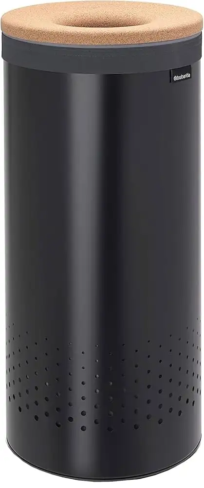 BRABANTIA – CESTA DE ROPA CUBO 35LT NEGRO BRABANTIA – 120008