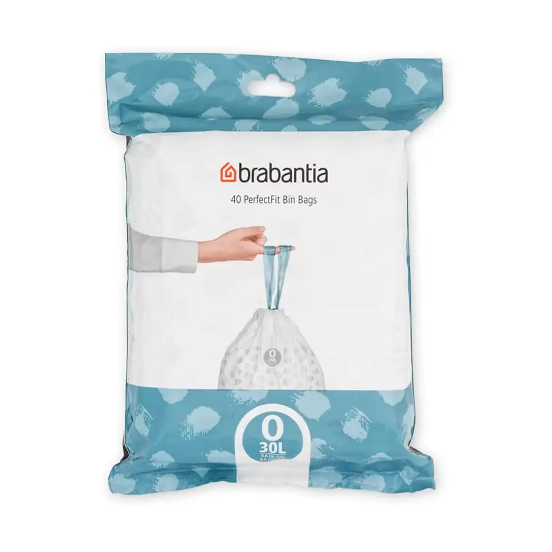 BRABANTIA – BOLSA PLASTICA 30L PAQUETE 40UNDS BRABANTIA – 124846