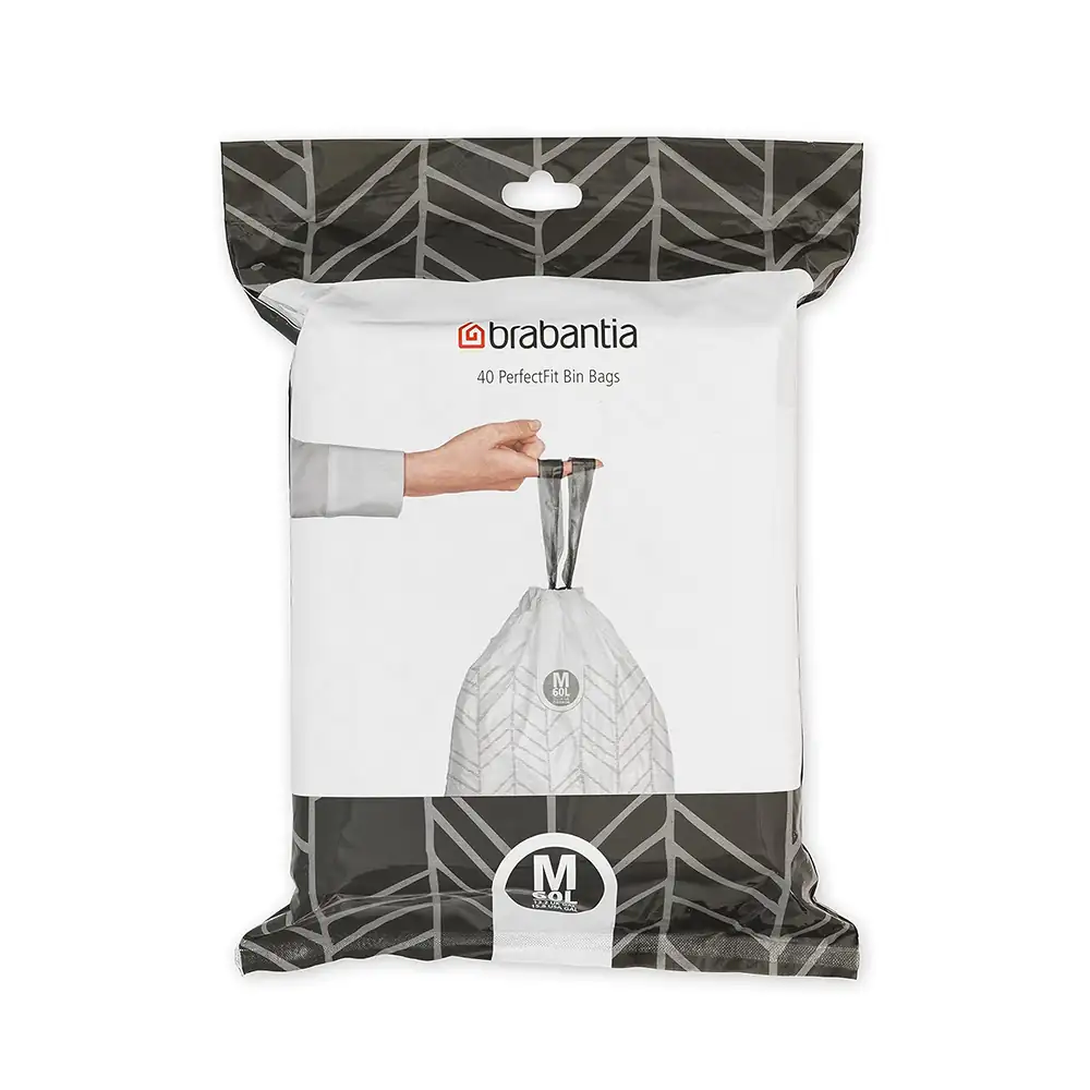 BRABANTIA – BOLSA PLASTICA 60L PAQUETE 40UNDS BRABANTIA – 138829