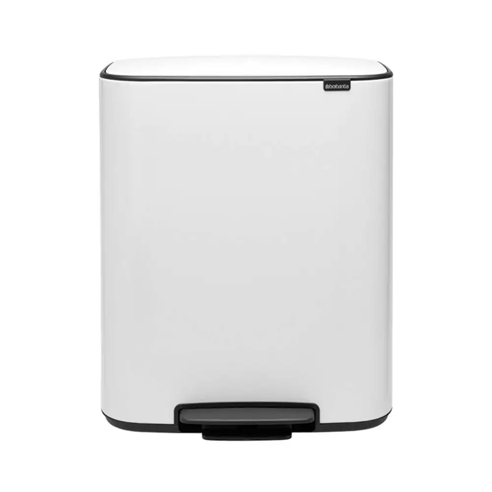 BRABANTIA – BASURERO PLASTICO 30L PEDAL BLANCO BRABANTIA – 211447