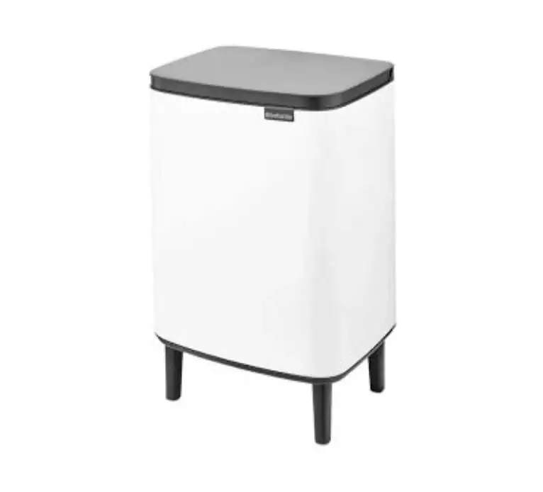 BRABANTIA – BASURERO C/PATAS CUADRADO BLANCO 12 LT BRABANTIA – 227240