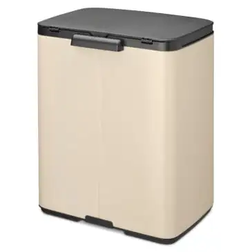 BRABANTIA – BASURERO CUADRADO SOFT BEIGE 12 LT BRABANTIA – 234125