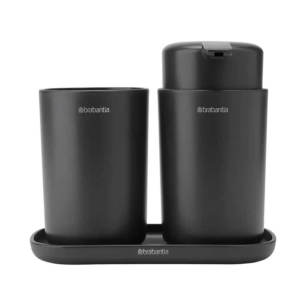 BRABANTIA – SET 3 ACCESORIOS P/BAÑO GRIS BRABANTIA – 280368