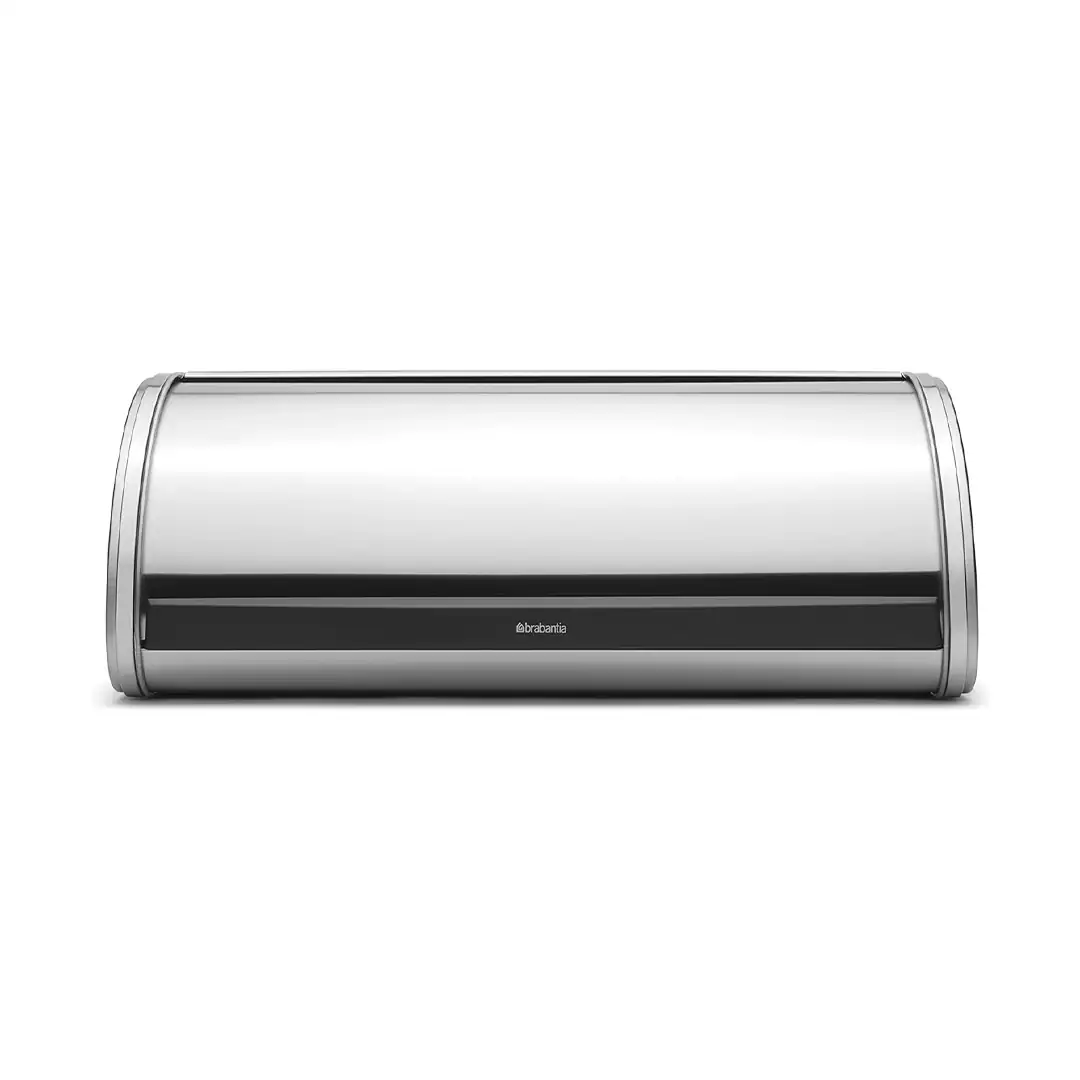 BRABANTIA – PANERA DE METAL CON TAPA SILVER MATE BRABANTIA – 348921