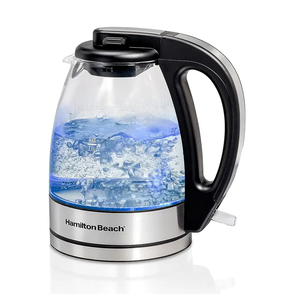 HAMILTON BEACH – TETERA ELECTRICA 1L VIDRIO HAMILTON 1A – 40930