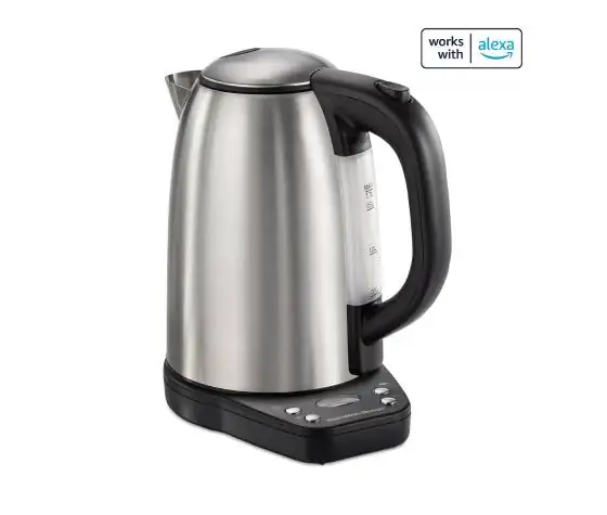 HAMILTON BEACH – HERVIDOR DE AGUA 1.7 LT ACERO INOX COMPATIBLE C/ALEXA – 41036