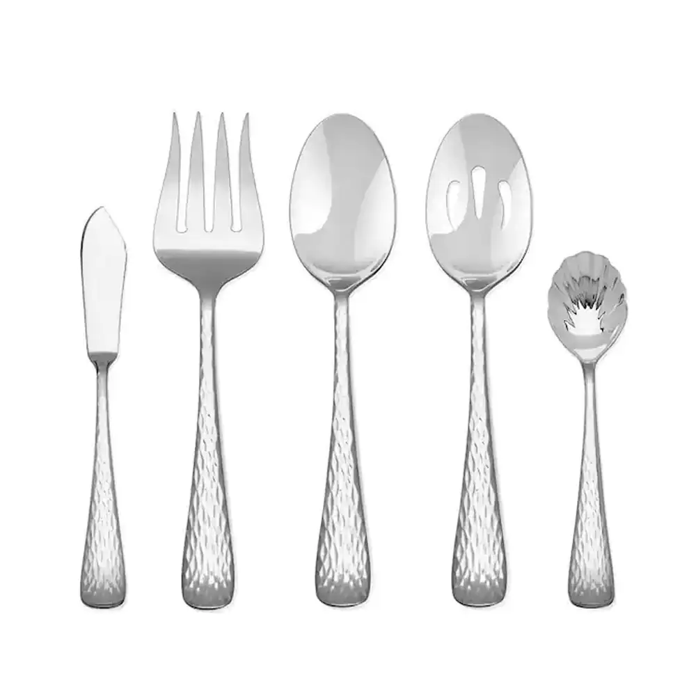 HAMPTON FORGE – SET CUBIERTOS 45 PZAS MELODY HAMMERED – 515B045HSN