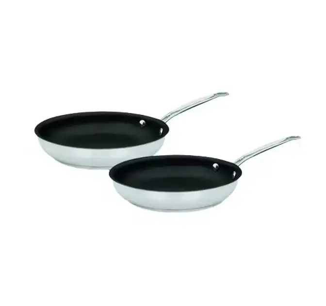 CUISINART – JUEGO DE SARTENES 2 PZS INOX CUISINART 1A – 722911NSP1
