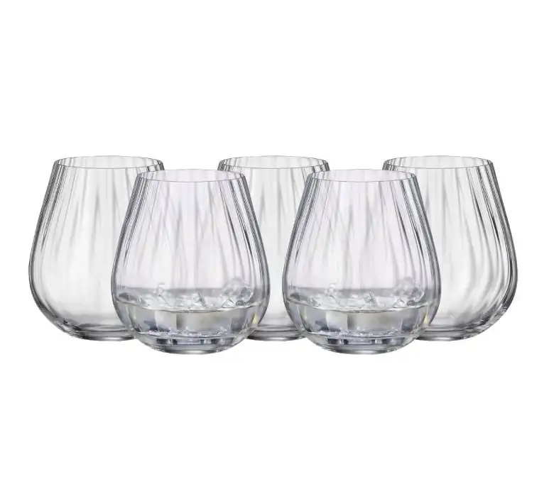 CRYSTAL BOHEMIA – SET VASO CRISTAL 580ML COLUMBA OPTIC 6U- 72SG84000004500011X6