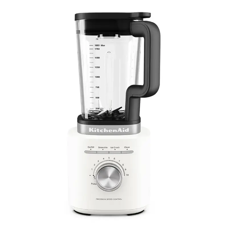 KITCHENAID – LICUADORA PURE POWER 2L JARRA VIDRIO BLANCA – 7KSB2070MPL