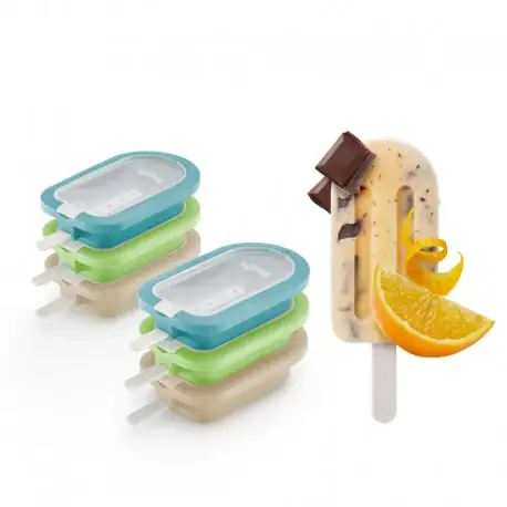 LEKUE – SET DE MOLDES PARA HELADO 6 PZAS LEKUE – 887444