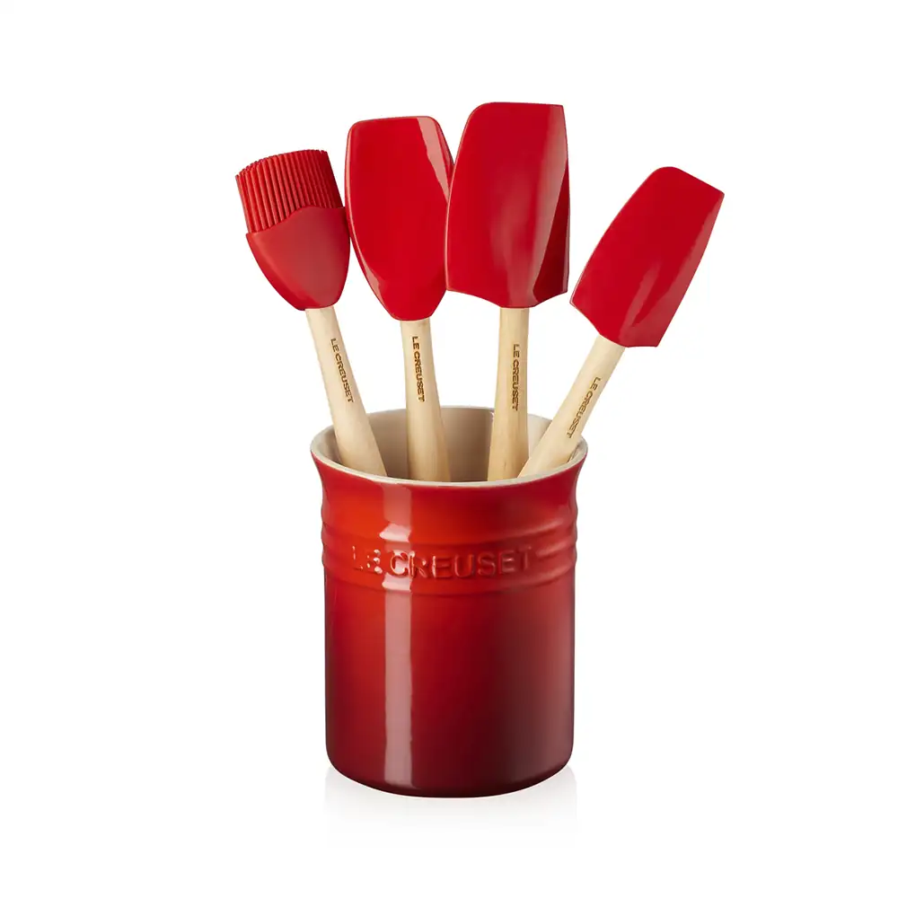LE CREUSET – ORGANIZADOR DE CERAMICA CON 4 ESPATULAS LE CREUSET – 91057001060000