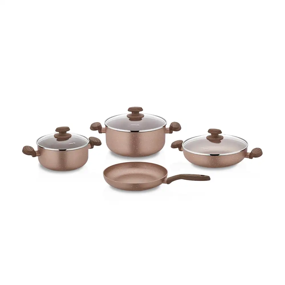 KORKMAZ – SET OLLAS ALUMINIO 7P MIA GRANIT KORKMAZ 1A – A1145