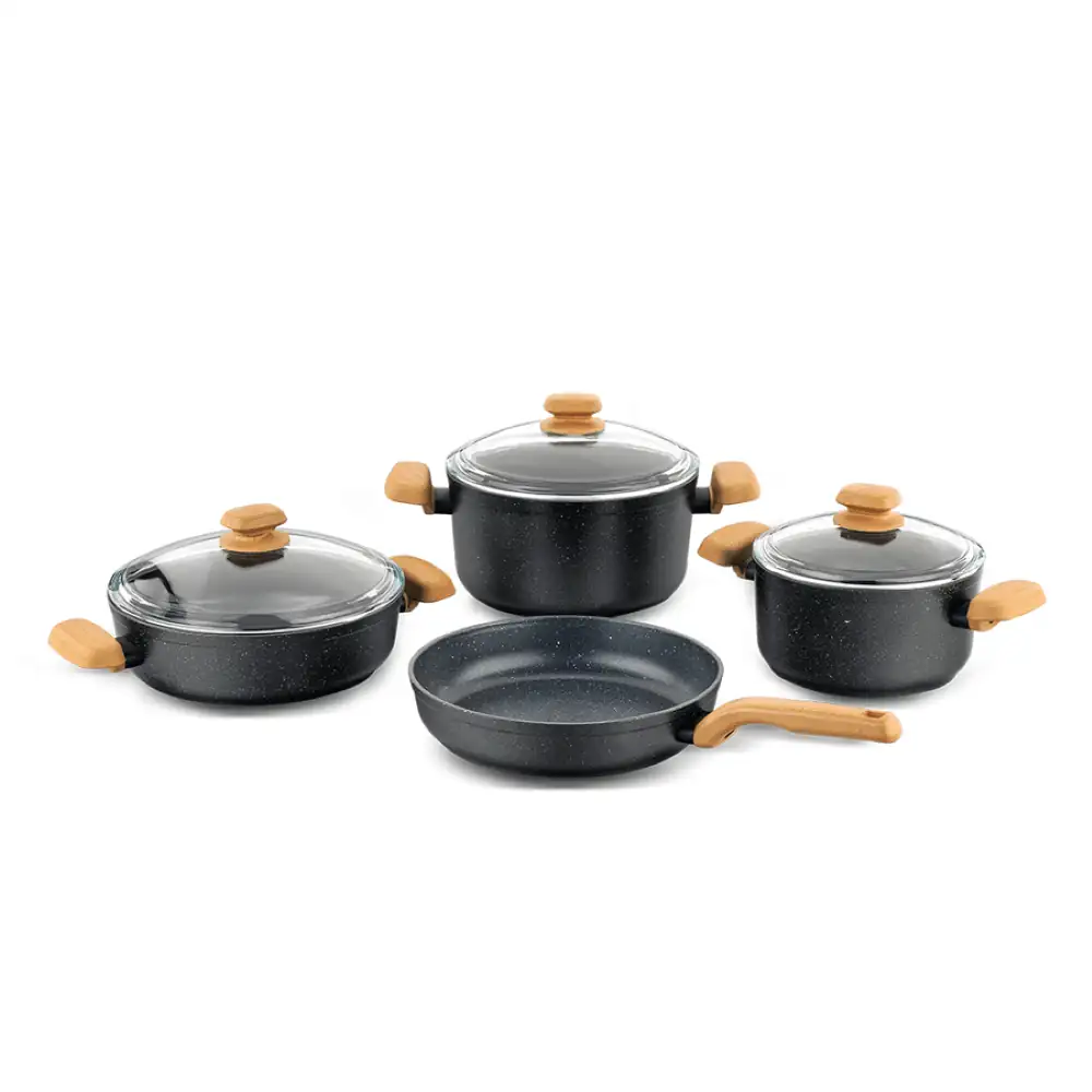 KORKMAZ – SET OLLAS ALUMINIO 7P MONTANA KORKMAZ – A1249