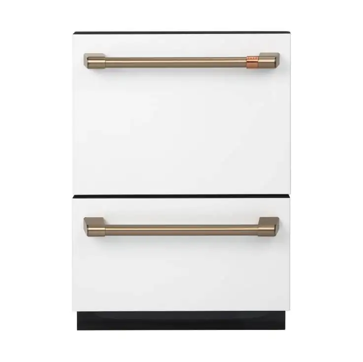 G.E. – LAVAPLATOS DOBLE C/OCULTOS BLANCO G.E. CAFE 1A – CDD420P4TW2