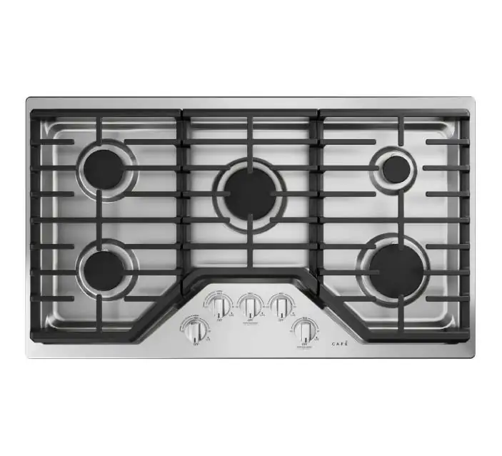 G.E. – PLANTILLA DE GAS 36″ G.E. CAFE 1A – CGP70362NS1