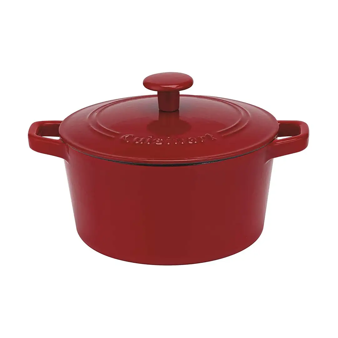 CUISINART – CACEROLA REDONDA DE HIERRO ROJA CUISINART – CI630-20CR