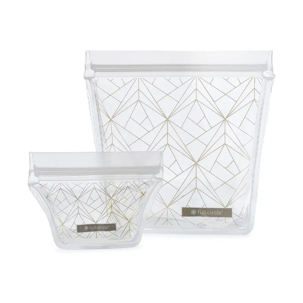 FULL CIRCLE – SET DE 2 BOLSAS REUSABLES PLASTICAS FULL CIRCLE – FC16341G