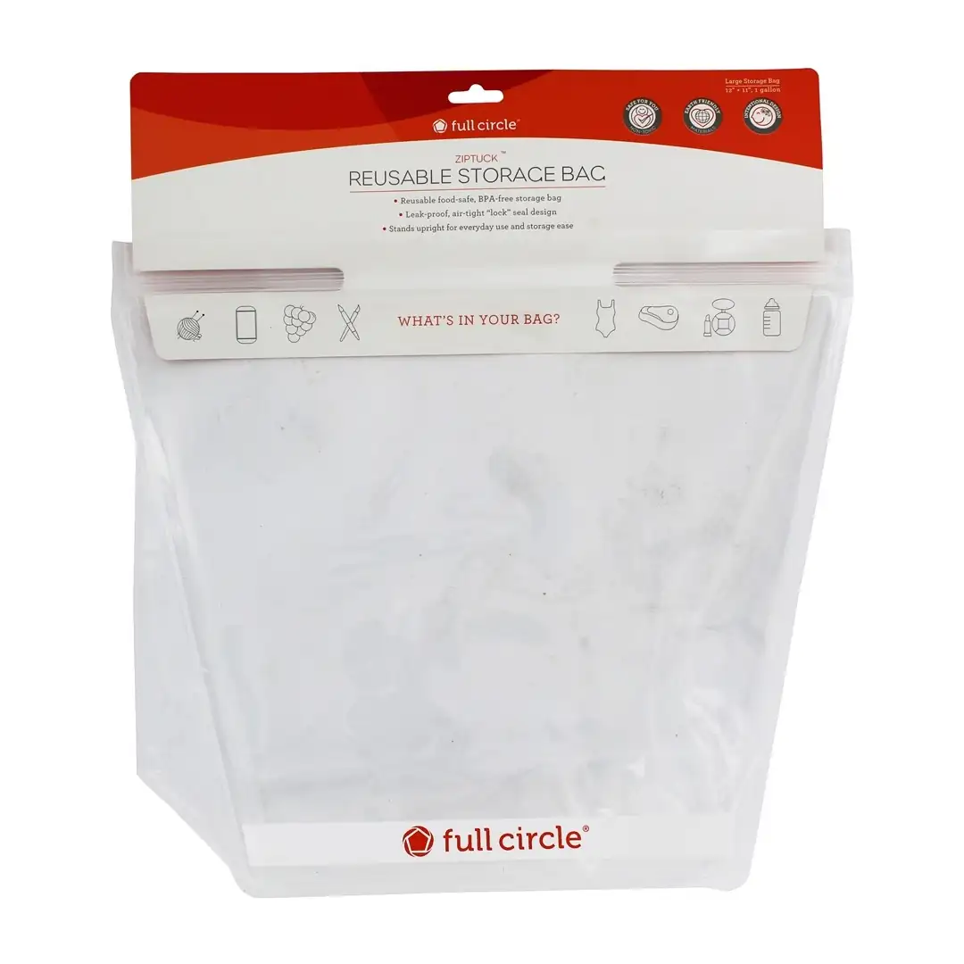 FULL CIRCLE – SET DE 2 BOLSAS REUSABLES PLASTICAS FULL CIRCLE – FC16342CT