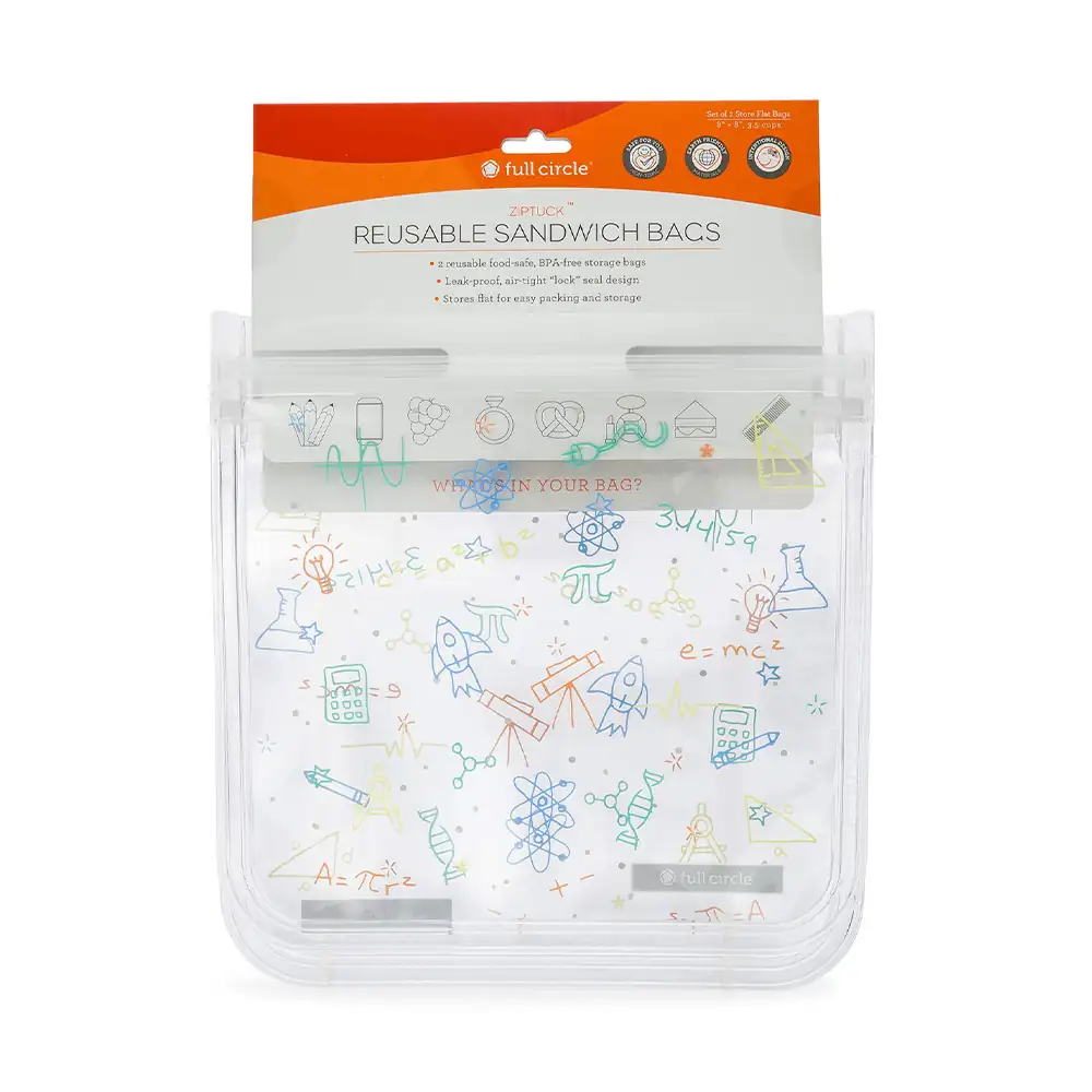 FULL CIRCLE – SET DE 2 BOLSAS REUSABLES PLASTICAS FULL CIRCLE – FC17342S