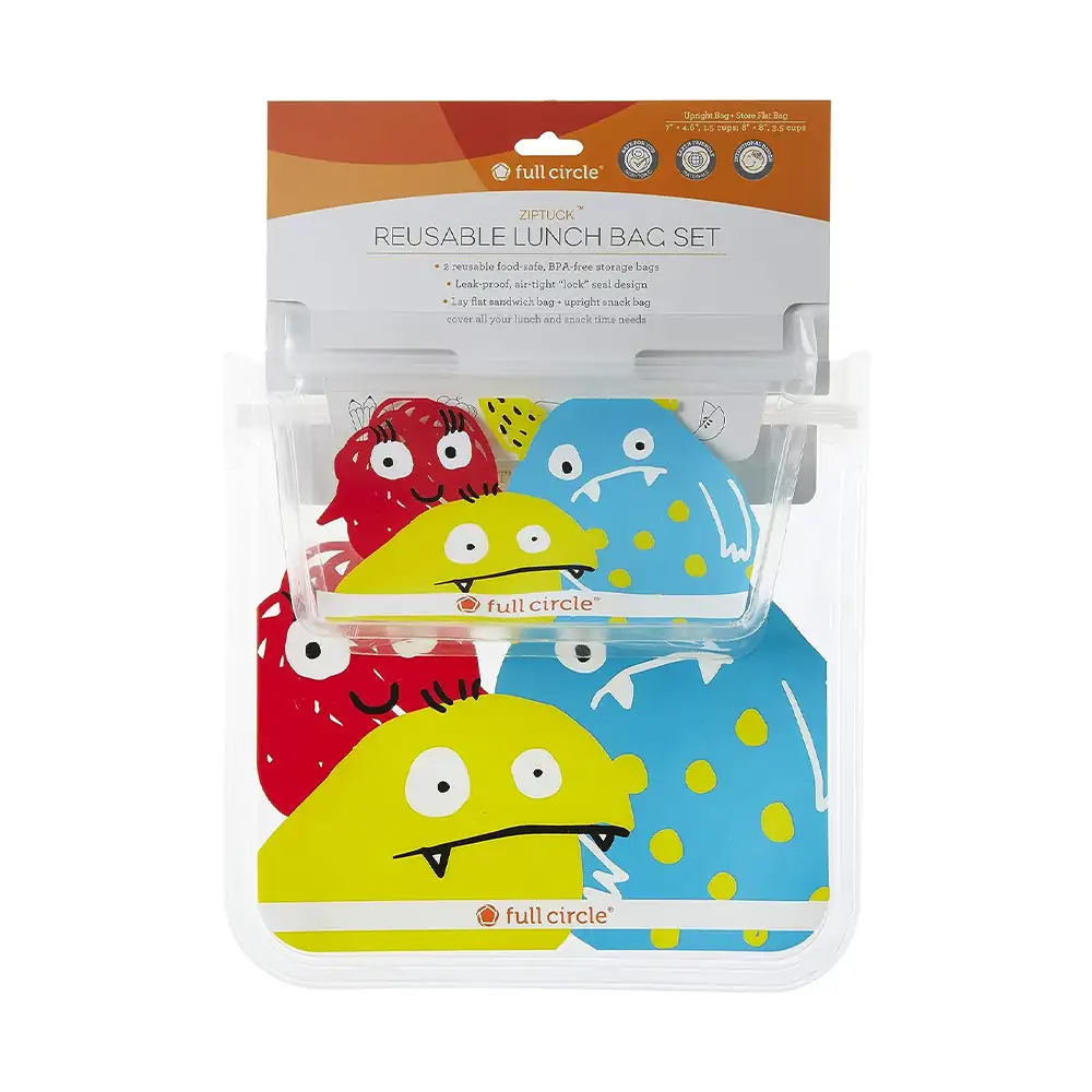 FULL CIRCLE – SET DE 2 BOLSAS REUSABLES PLASTICAS FULL CIRCLE – FC17345M