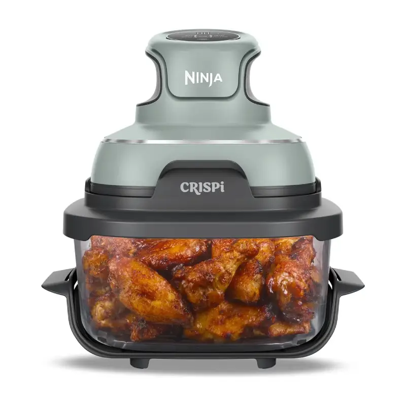 NINJA – SISTEMA DE COCCION PORTATIL DE VIDRIO CRISPI SAGE GREEN – FN101SG