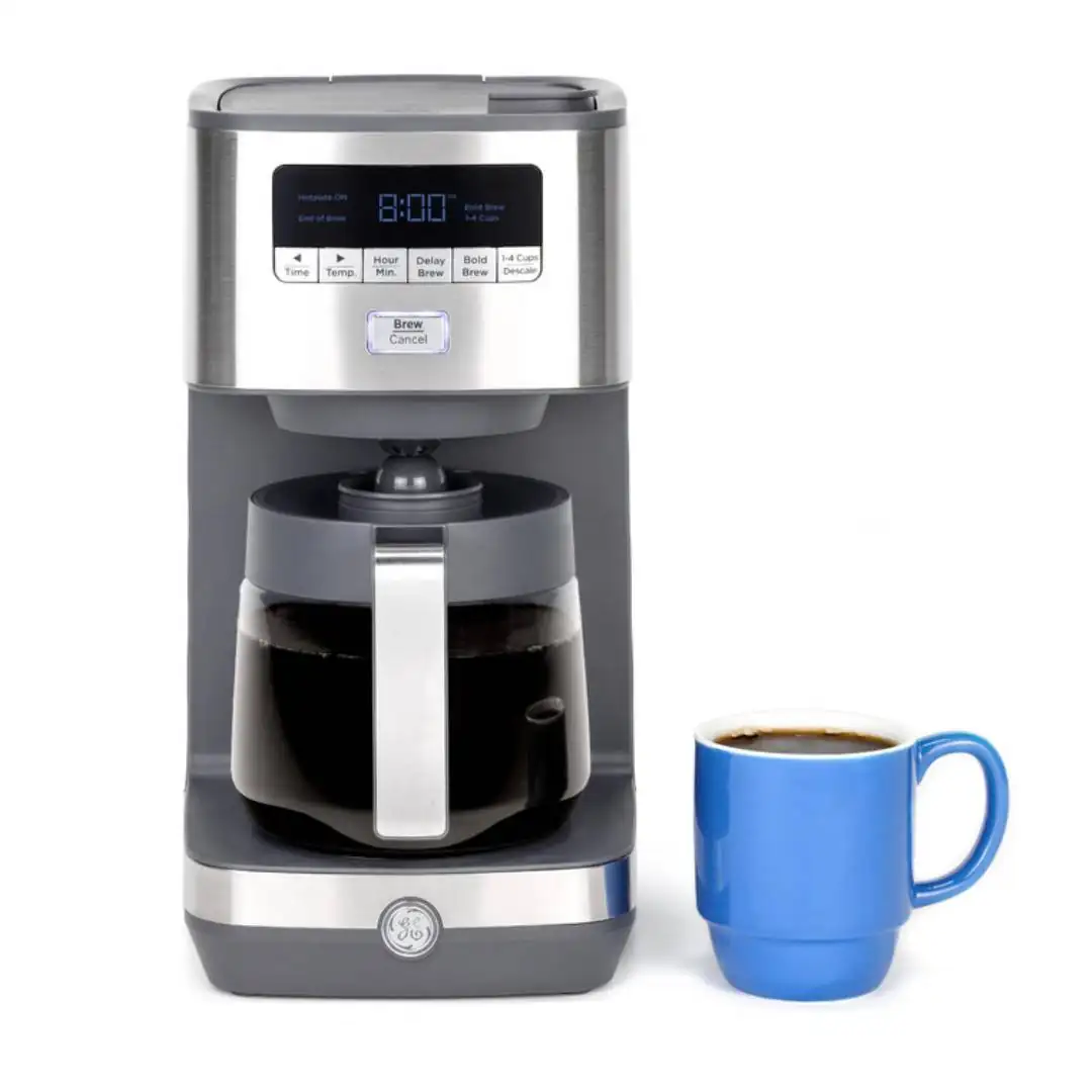 G.E. – CAFETERA 12T JARRA VIDRIO INOX G.E. 1A – G7CDAASSTSS