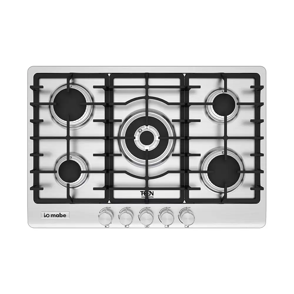 Mabe – Plantilla de Gas Empotrable 76cm de 5 Quemadores – IO75TIO