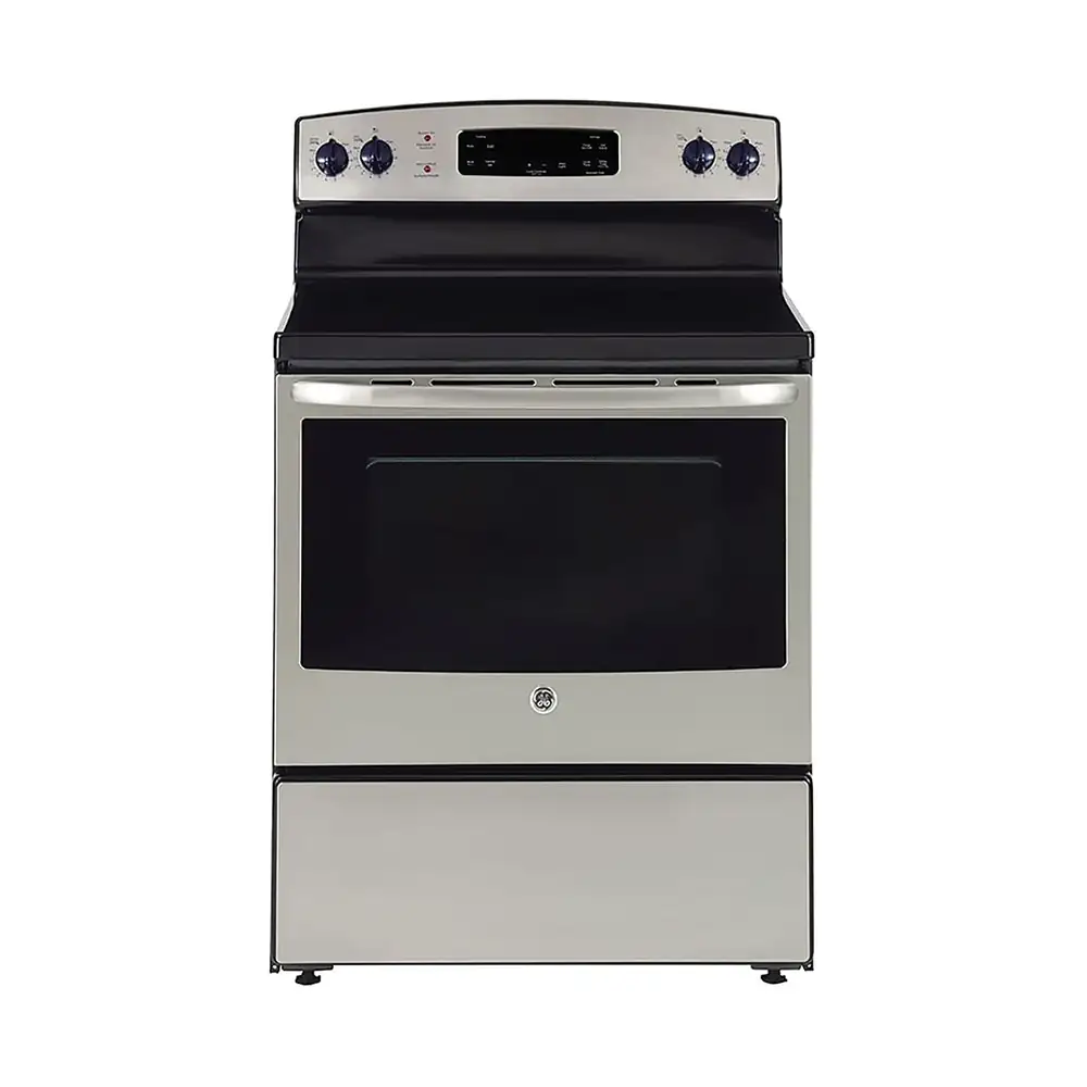 G.E. – COCINA ELEC 30″ INOX G.E. 1AÑO – JCBS631SFSS