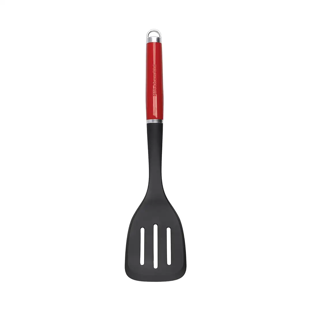 KITCHENAID GADGETS – ESPATULA RANURADA MANGO ROGO KITCHENAID – KAG002OHERE