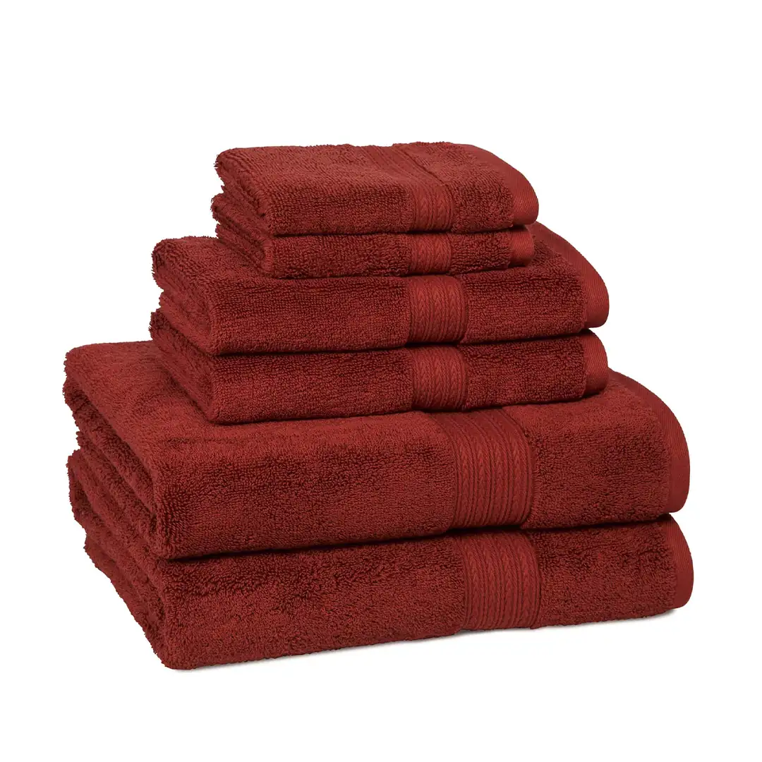 KASSATEX – TOALLA DE MANO KASSADESIGN  ROJO GRANATE KASSATEX – KDN110GAR