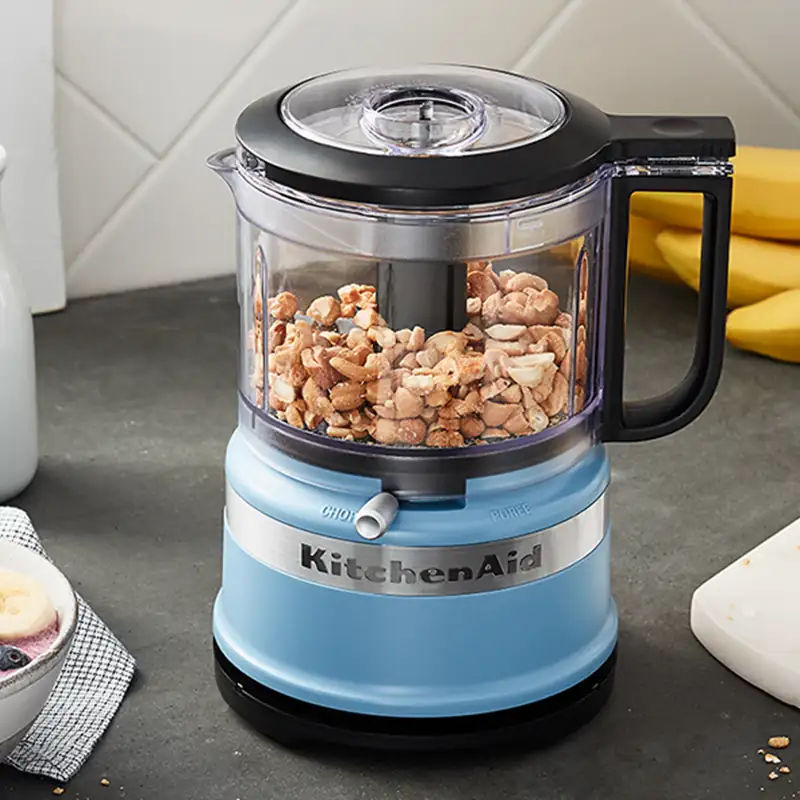 Procesador de Alimentos KitchenAid KFC3516CU, 3.5 Tazas Azul Velvet