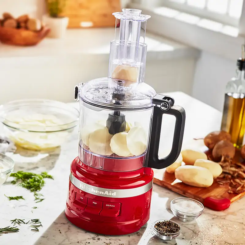 Procesador de Alimentos KitchenAid KFP0718ER, 7 Tazas Rojo