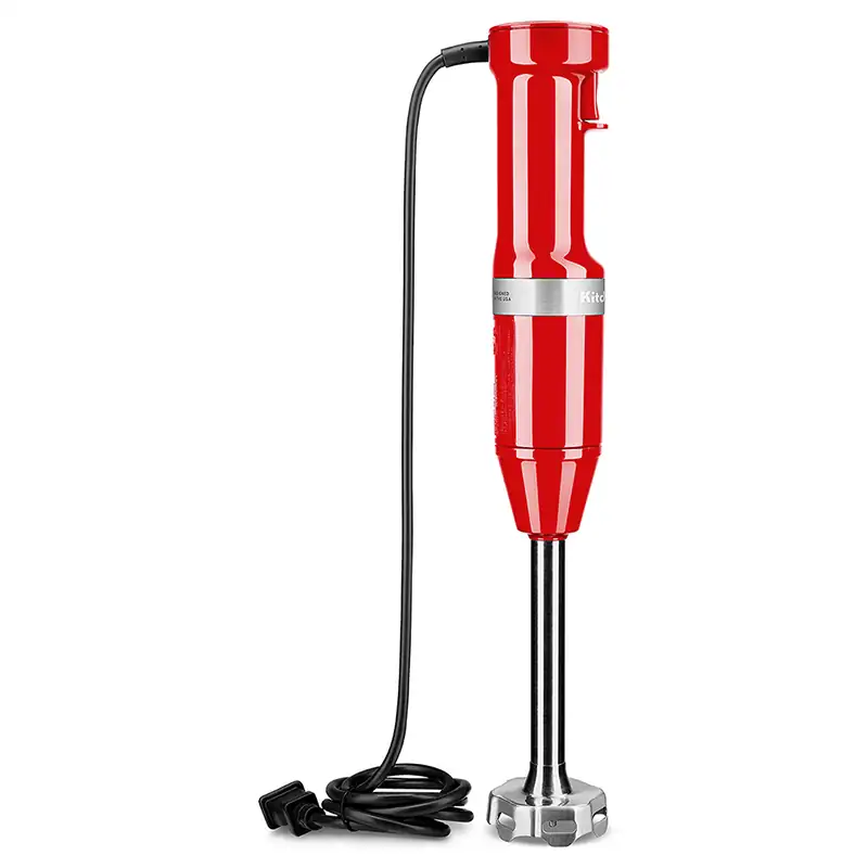 Licuadora de Inmersión KitchenAid KHBV53PA Passion Red, Velocidad Variable