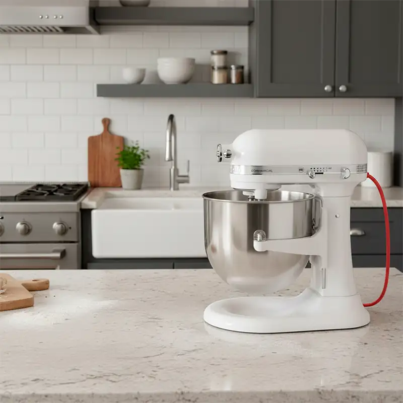 Batidora Comercial KitchenAid KSM8990WH Blanco, 10 velocidades