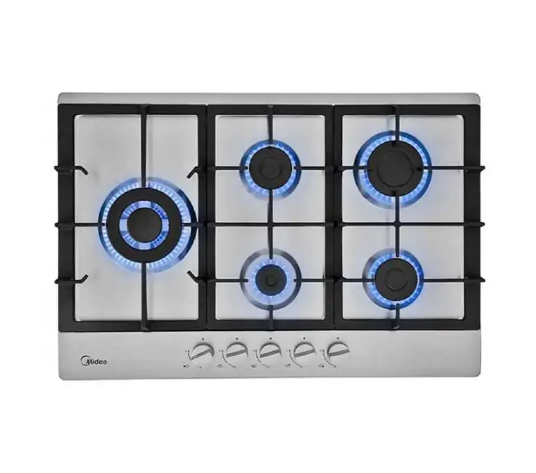 MIDEA – PLANTILLA DE GAS 30″ INOX – MTGB30TL3402GS