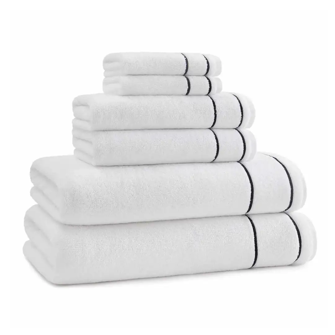 KASSATEX – TOALLA BAÑO NEWBURY WHITE/PERIWINKLE KASSATEX 1A – NWT109WWN