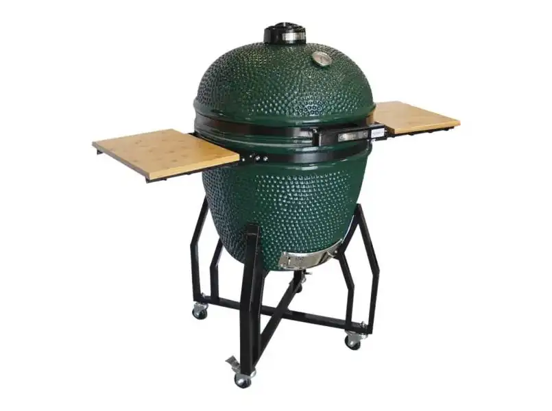 KAMADO – PARRILLA /AHUMADOR 28″ CERAMICA VERDE – RA-GDCG-P28-G