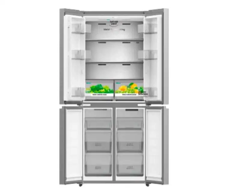 HISENSE - REFRIGERADORA FD 17cu 4PUERTAS INOX HISENSE 3A