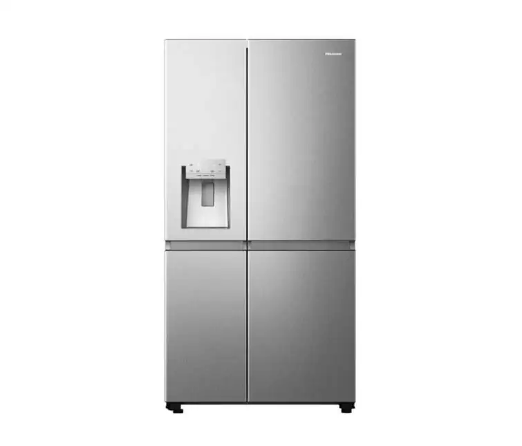 HISENSE – REFRIGERADORA SBS 23cu INOX HISENSE 3A – RS223SV5A
