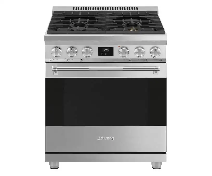 SMEG – COCINA GAS. 4Q 30″ INOX – SPR30UGGX
